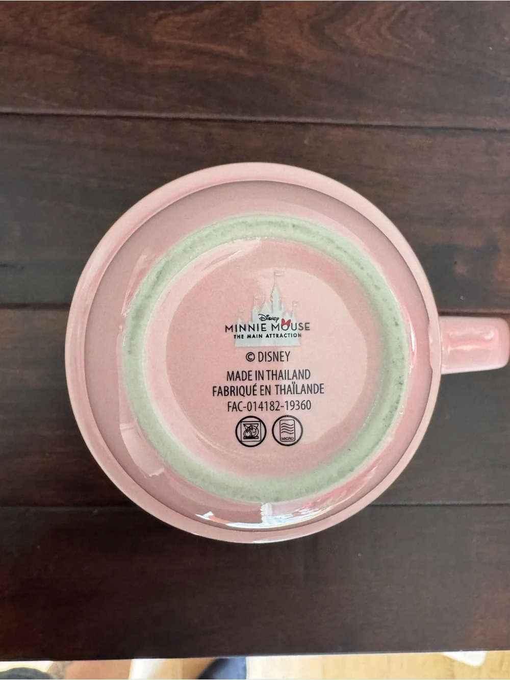 Disney Minnie Mouse The Main Attraction It’s a Small World, April 2020, Pink Mug